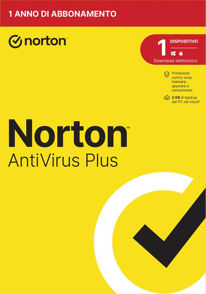 NORTON ANTIVIRUS PLUS 2023 1 DEVICE 1 YEAR - 2GB [21429118]