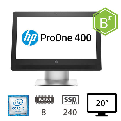 HP 400 G2 AIO 20 I5-6500T/8/240SSD/W10P/2Y B [007099PCR-EU]