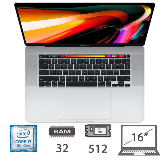 MBP 16 T.BAR(2019)I7-9750H/32/512/SLV/2Y [007403PCR-EU]