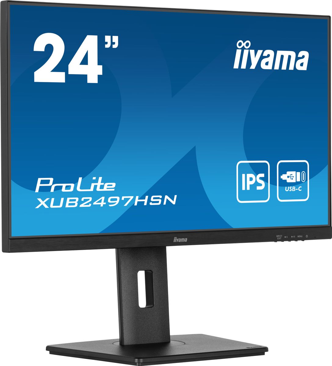 iiyama ProLite XUB2497HSN-B1 LED display 61 cm (24") 1920 x 1080 Pixel Full HD Nero [XUB2497HSN-B1]