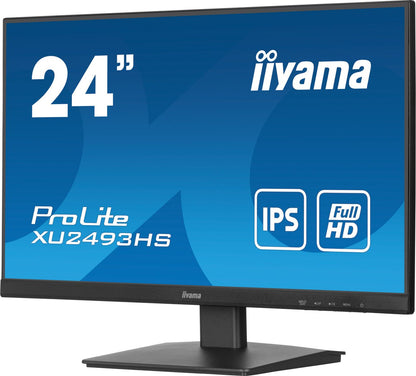 iiyama ProLite XU2493HS-B6 Monitor para PC 60,5 cm (23.8") 1920 x 1080 Pixeles Full HD LED Negro [XU2493HS-B6] 