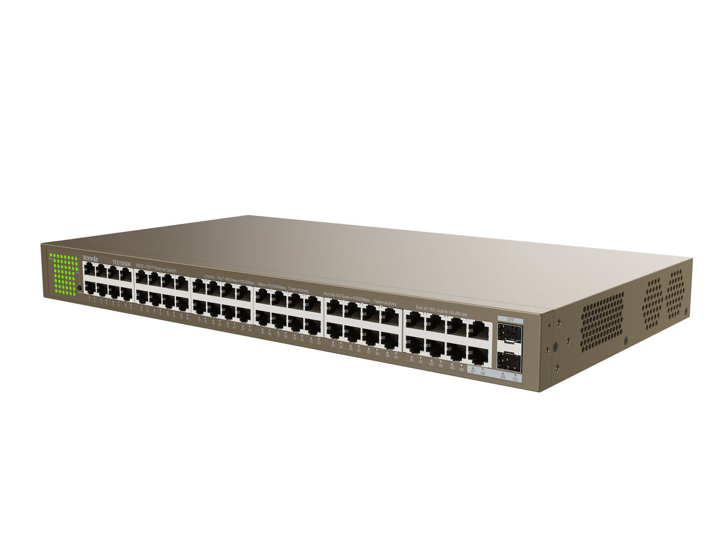 TENDA SWITCH 48GE+2SFP ETHERNET [TEG1050F]