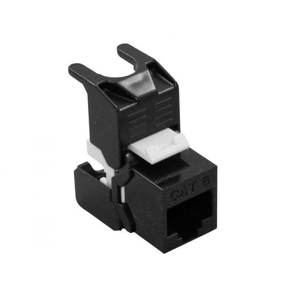 Keystone Jack RJ45 Cat.6A UTP Toolless Nero [NL-5702409]