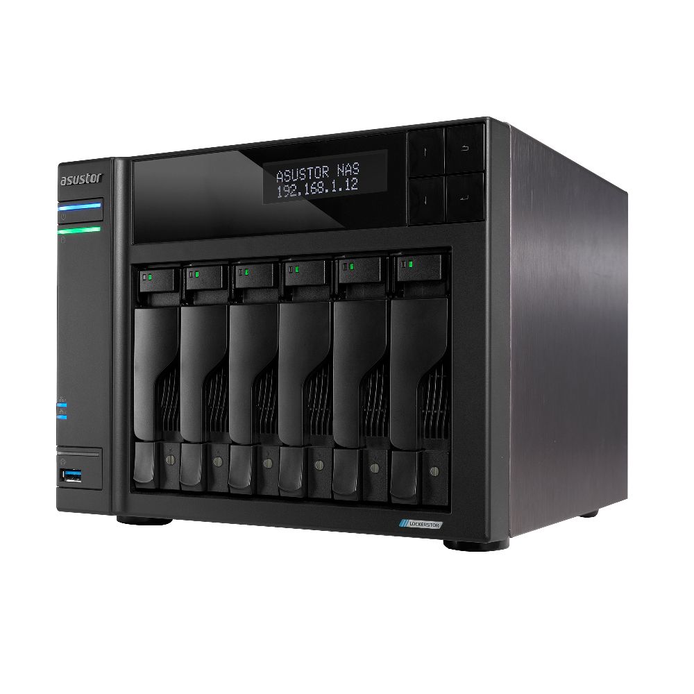 ASUSTOR NAS 6 BAHÍAS IC N5105 2.0GHZ QC 8GB RAM [AS6706T]