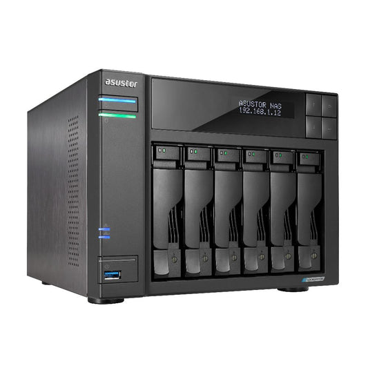 ASUSTOR NAS 6 BAHÍAS IC N5105 2.0GHZ QC 8GB RAM [AS6706T]