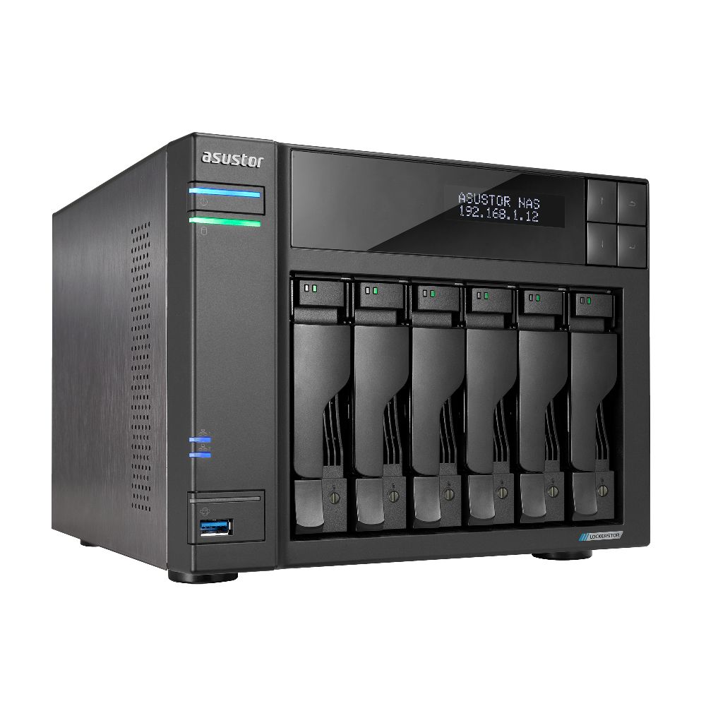 ASUSTOR NAS 6 BAIE IC N5105 2.0GHZ QC 8GB RAM [AS6706T]