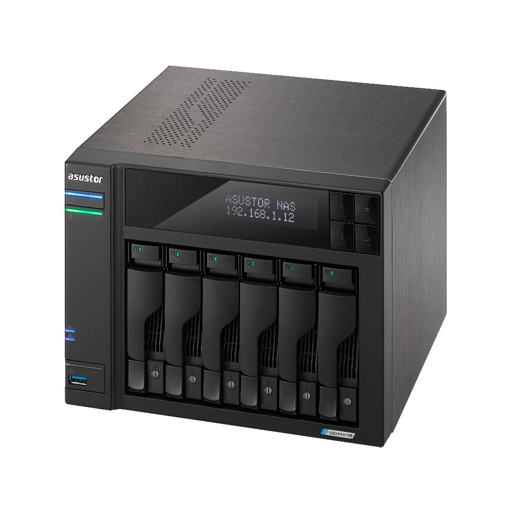 ASUSTOR NAS 6 BAHÍAS IC N5105 2.0GHZ QC 8GB RAM [AS6706T]