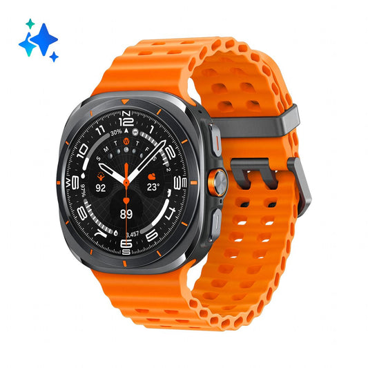 Samsung Galaxy Watch Ultra Smartwatch Galaxy AI, Resistenza estrema, Batteria a lunga durata, Sirena di emergenza, LTE, Cassa in titanio di grado aerospaziale 47mm Titanium Gray [SM-L705FDAAITV]