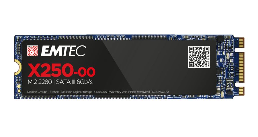 EMTEC X250 SSD M2 SATA III 6GBS 2TB 3D NAND [ECSSD2TX250]