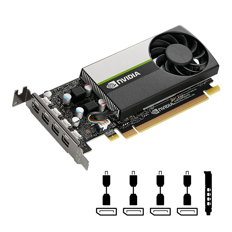 PNY NVIDIA T1000 4GB LOWPROFILE - OEM VERSION [VCNT1000-SB]