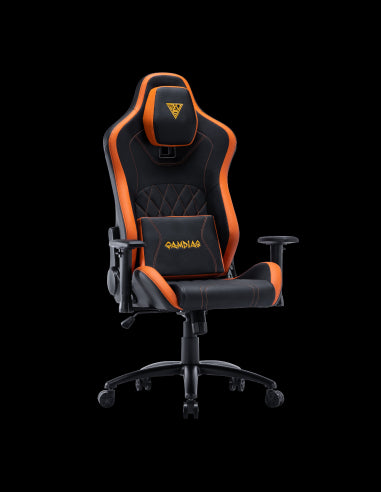 SILLA GAMDIAS GAM. REPOSACABEZAS AJUSTABLE ZELUS M3 L BO NEGRO/NARANJA [ZELUS M3 L BO]