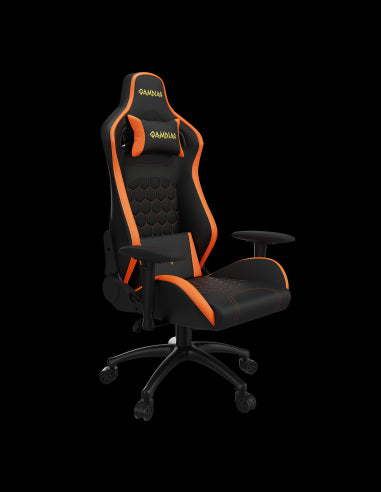 GAMDIAS SEDIA GAMING ZELUS M2 L BO NERA/ARANCIO VINYLPELLE MULTI-REGOLAZION [ZELUS M2 L BO]