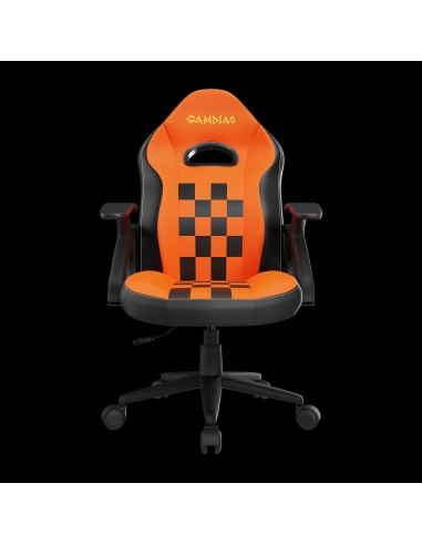 GAMDIAS SEDIA PER BAMBINI NERA/ARANCIO ALTEZZA REGOLABILE [ZELUS E2 MINI BO]