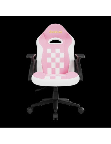 SILLA INFANTIL GAMDIAS ROSA/BLANCO REGULABLE EN ALTURA [ZELUS E2 MINI PW]