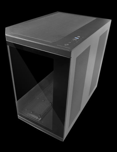 MARS GAMING CASE MC3TCORE TRIPLO VETRO TEMPERATO FINO AL 10 VENTOLE , NERO [MC3TCORE]