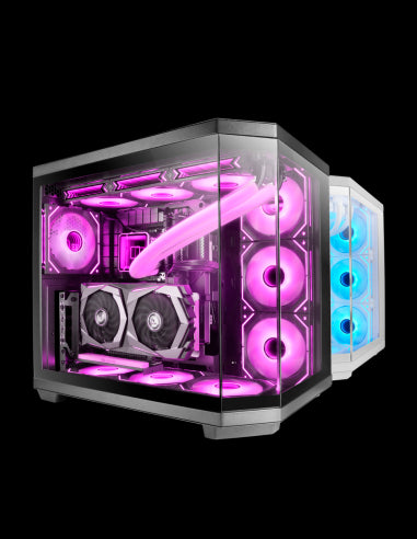 MARS GAMING CASE MC3TCORE TRIPLO VETRO TEMPERATO FINO AL 10 VENTOLE , NERO [MC3TCORE]