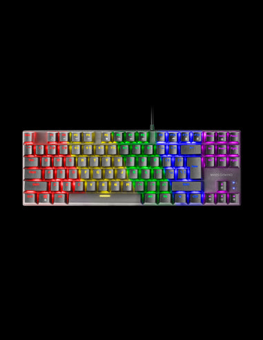 MARSGAMING TAST GAMING MK-80BIT BLACK MECC SWITCH BLUE12*RAINBOW RGB IT [MK-80BIT]