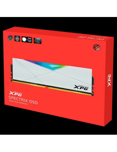 MEM ADATA XPG SPECTRIX D50 8GB 3600MHz BIANCA DDR4 - AX4U36008G18I-SW50 [AX4U36008G18I-SW50]