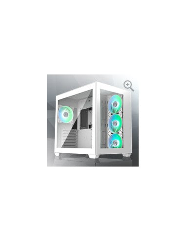 RAIJINTEK CAJA M.TOWER PAEAN C7 BLANCO TG4 4xARGB VENTILADOR 4xTG 410mmVGA [0R20B00235]