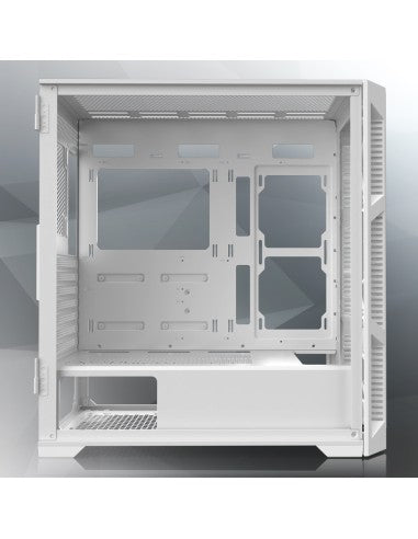 RAIJINTEK CASE M.TOWER PONOS ULTRA BLANCO MS 4 ARGB FAN*4 TIPO C USB3.0 [0R20B00228]