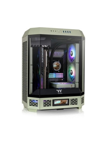 THERMALTAKE CASE M.TOWER THE TOWER 600 MATCHA GREEN 2xFAN TG [CA-1Z1-00MEWN-00]