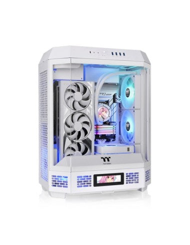 THERMALTAKE CASE M.TOWER THE TOWER 600 SNOW 2 BIANCHE FAN TG [CA-1Z1-00M1WN-00]