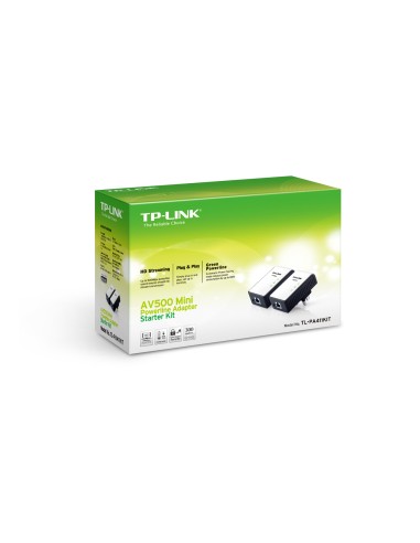 TP-LINK 500Mbps POWERLINE ETH. KIT DAPT. [TL-PA411KIT]